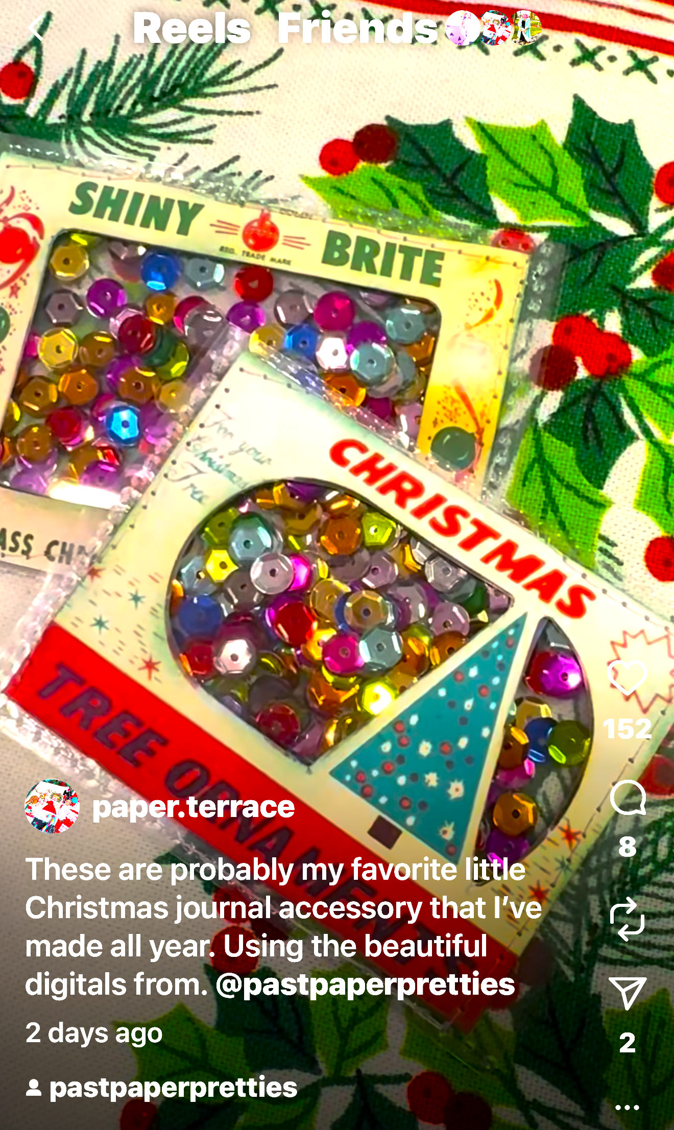 Vintage Christmas Printable Shiny Brite Ornaments Collage Images PDF Instant Digital Download Kitsch MCM Glass Ornament Boxes Clipart