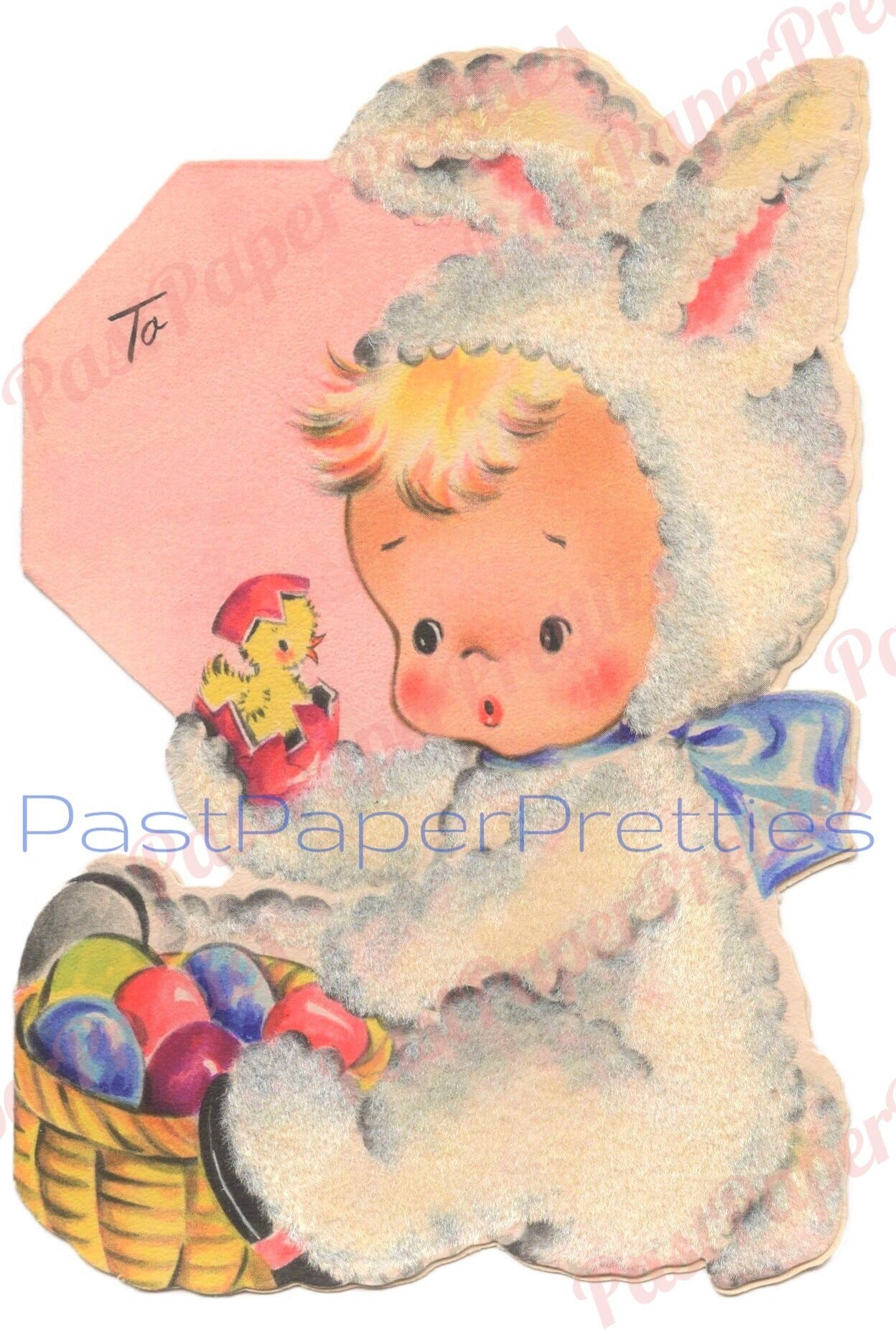 Vintage Printable Babies Easter Cards Cute Adorable Baby and Animal Images PDF Instant Digital Download Retro Easter Clip Art