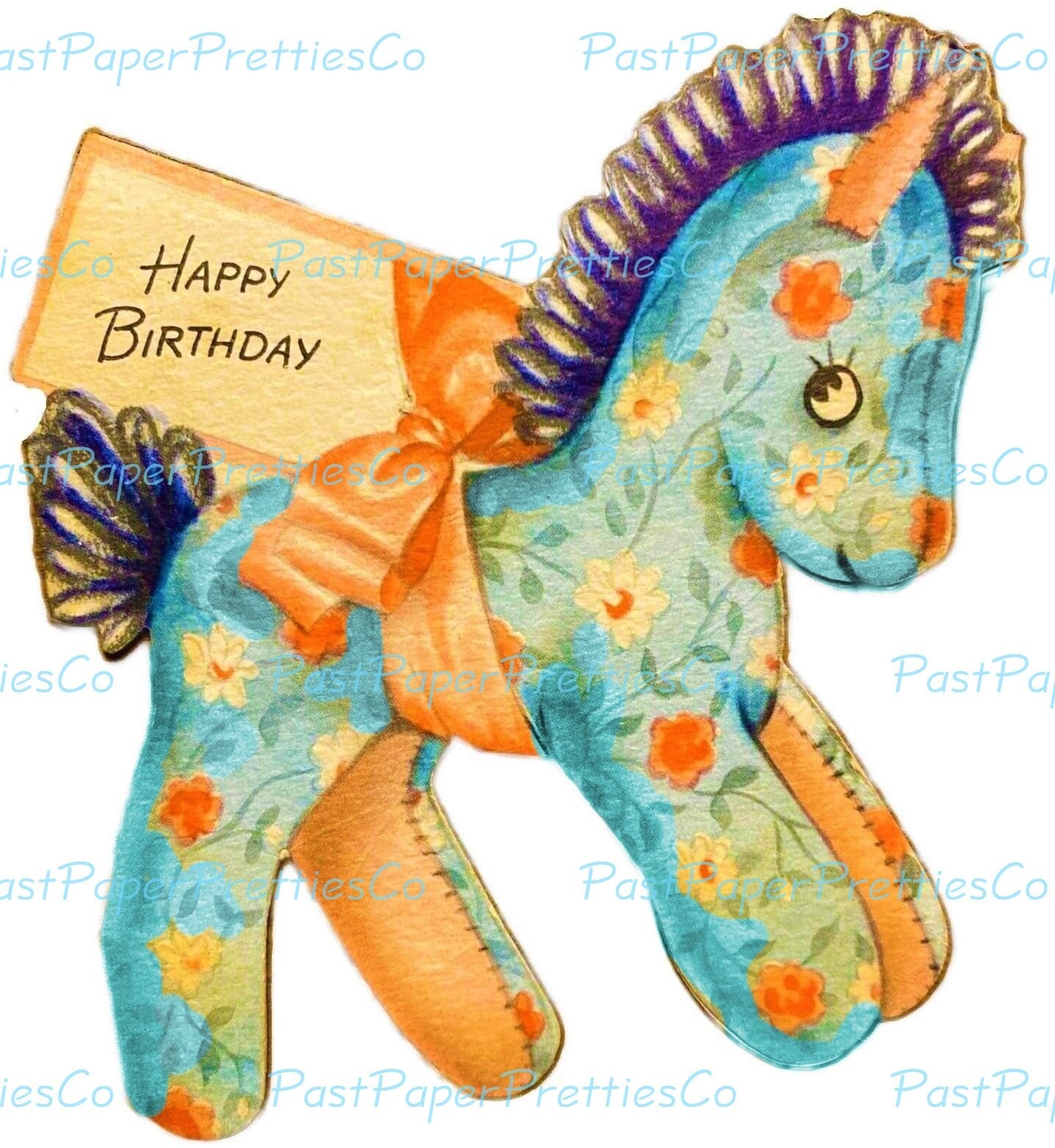 Vintage Printable Happy Birthday Soft Toy Stuffed Animals Greeting Cards Retro Collage & 18 Single Images PDF Instant Digital Download