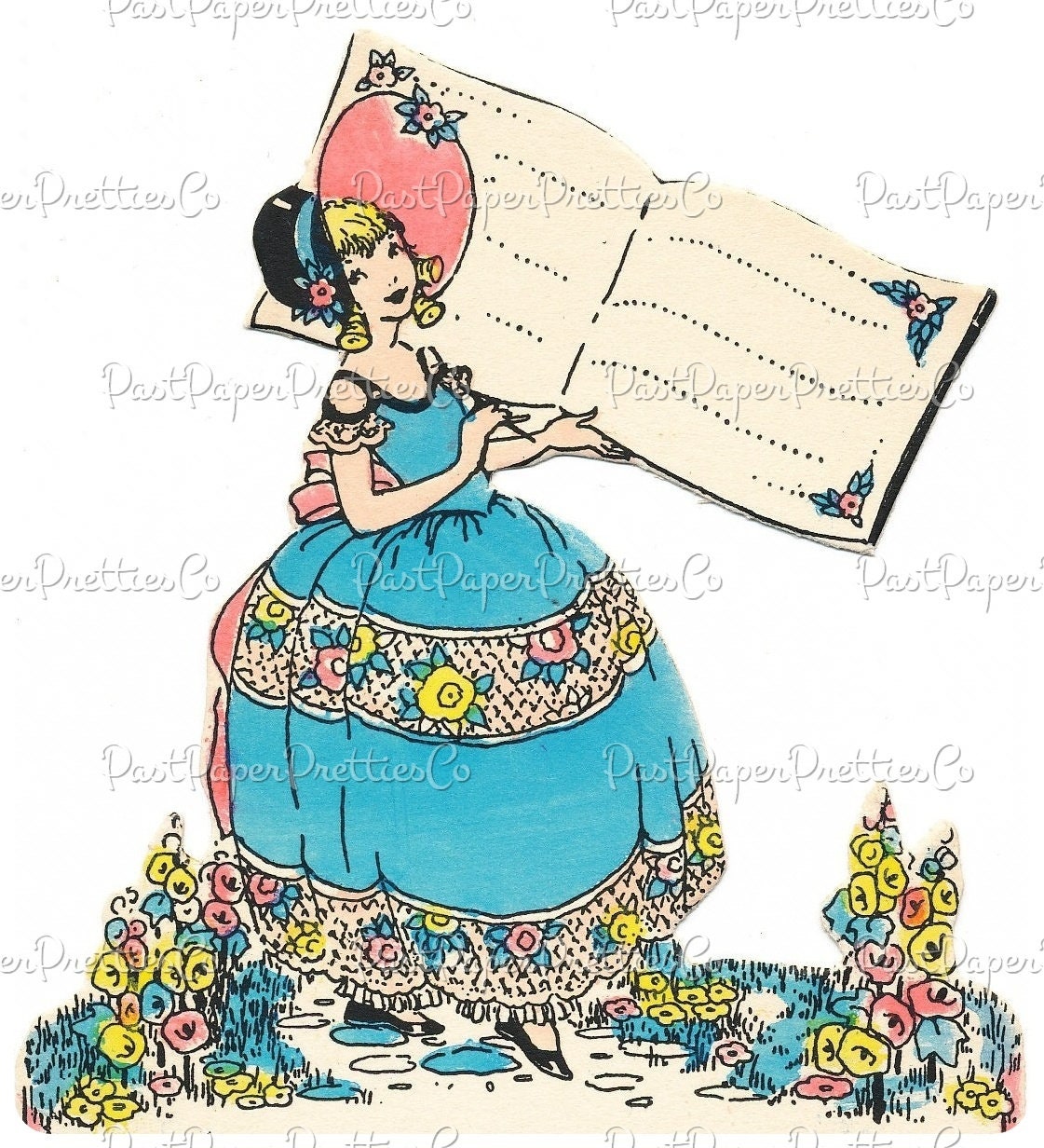 Vintage Art Deco Roaring 20s Flapper Collage and Single Card Images Printable PDF Instant Digital Download Ladies and Children Clipart 1920s