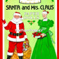 Vintage Christmas Paper Dolls Santa and Mrs. Claus Printable PDF Instant Digital Download Holiday Craft Clipart