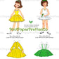 Vintage St Patricks Day Paper Dolls Betsy McCall Collage Sheets MCM Printable PDF Instant Digital Download 2 Sets