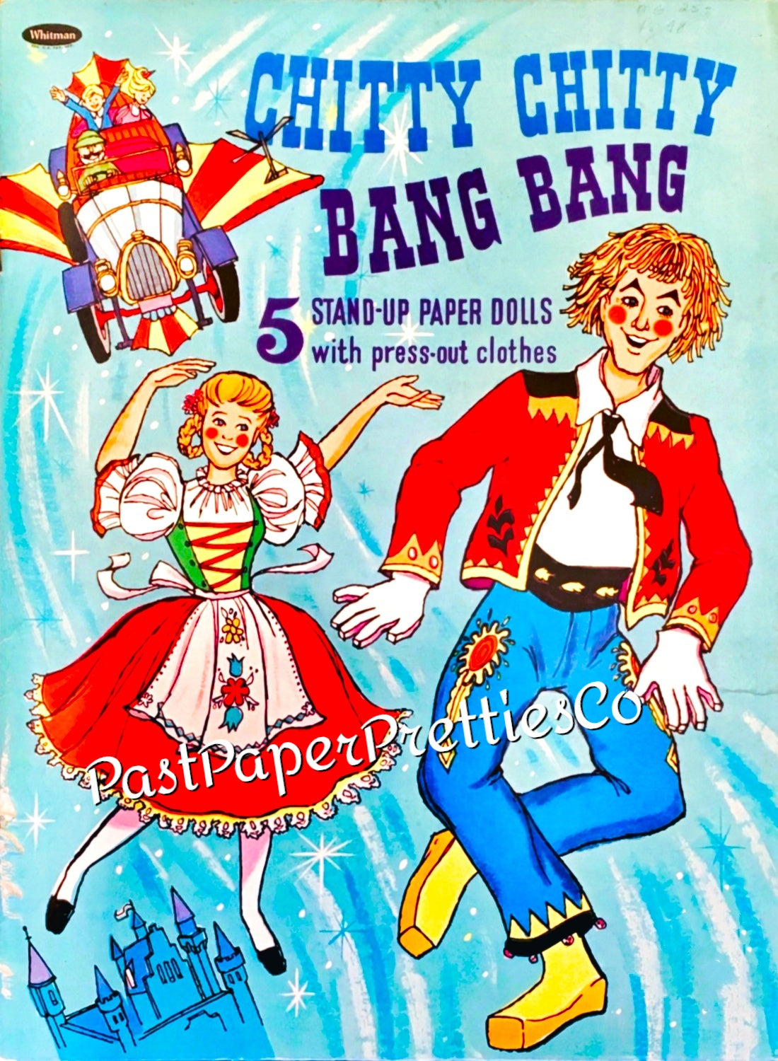 Vintage Paper Dolls Chitty Chitty Bang Bang 1968 PDF Printable Instant Digital Download Dick Van Dike Family Movie Clip Art