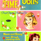 Vintage Paper Dolls Teen Time 1960 Printable PDF Instant Digital Download 2 Pretty Teenagers Girl Friends Cute Clothes Clip Art