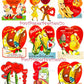 Vintage Food-In-Love Valentine Cards Images Anthropomorphic Fruit Veggies Couples Collage Sheets Printable PDF Instant Digital Download
