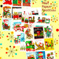 Vintage Christmas Santa Claus Vehicles Card Collage Sheets Printable PDF Instant Digital Download Planes Trains Automobiles 110 Images
