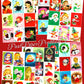 Vintage Christmas Girls Faces Portraits Collage Sheets & Full Card Images Printable PDF Instant Digital Download 54 Designs