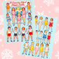 Vintage 27 Dancing School Paper Dolls 1938 PDF Printable Instant Digital Download  Adorable Kitsch Children Clipart