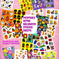 Vintage Retro 80s Halloween Sticker Sheets Printable PDF Instant Digital Download 20 Spooky Cute Designs