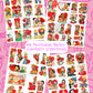 Vintage Western Valentines Day Cards Cute Cowboy Indian Themed Collage Sheets Printable PDF Instant Digital Download 64 Images 2 Sizes