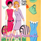 Vintage Fashion Land Paper Dolls PDF Printable Instant Digital Download 2 Pretty Models 1960s Sixties Fashions Clip Art