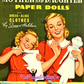 Vintage Paper Dolls Mother and Daughter Printable PDF Instant Digital Download Pretty Dolls and Clothes Queen Holden 1950s MCM Clip Art