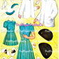 Vintage Paper Dolls Mother and Daughter Printable PDF Instant Digital Download Pretty Dolls and Clothes Queen Holden 1950s MCM Clip Art