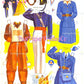 Vintage Paper Dolls Air Land and Sea WWII Air Force Army Navy Military Dolls 1943 Printable PDF Instant Digital Download Wartime Clipart