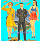 Vintage Paper Dolls Air Land and Sea WWII Air Force Army Navy Military Dolls 1943 Printable PDF Instant Digital Download Wartime Clipart