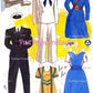 Vintage Paper Dolls Air Land and Sea WWII Air Force Army Navy Military Dolls 1943 Printable PDF Instant Digital Download Wartime Clipart