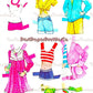Vintage Paper Dolls Best Friends Playset 1983 Printable PDF Instant Digital Download Retro 80s Childhood BFF Clip Art