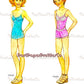Vintage Paper Dolls Best Friends Playset 1983 Printable PDF Instant Digital Download Retro 80s Childhood BFF Clip Art