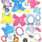 Vintage Paper Dolls Baby Shower 1942 Cute Adorable Babies Toddlers Printable PDF Instant Digital Download 8 Kitschy Baby Dolls Clip Art