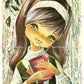 Vintage Printable Pretty Big Eyed Girls Retro Romantic 1970s Postcard Images PDF Instant Digital Download Cute Kitsch Kawaii Mod Girls