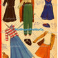 Vintage Paper Dolls Career Girls 1942 PDF Printable Instant Digital Download Pretty Glamour Career Gals Teacher Nurse Stewardess Clip Art