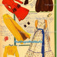 Vintage Paper Dolls Career Girls 1942 PDF Printable Instant Digital Download Pretty Glamour Career Gals Teacher Nurse Stewardess Clip Art