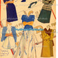 Vintage Paper Dolls Career Girls 1942 PDF Printable Instant Digital Download Pretty Glamour Career Gals Teacher Nurse Stewardess Clip Art