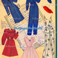Vintage Paper Dolls Career Girls 1942 PDF Printable Instant Digital Download Pretty Glamour Career Gals Teacher Nurse Stewardess Clip Art