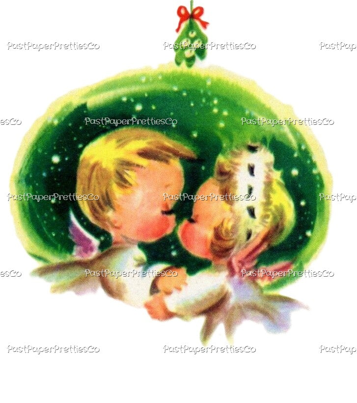 Vintage Printable Christmas Angel Kids Cards Collage Sheets Cute Boy Girl Cherubs Holiday Images PDF Instant Digital Download 18 Designs