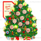 Vintage Printable Christmas Tree Coin Money Card Image Dime Holder PDF Instant Digital Download Merry Kitschmas 300 dpi JPEG PNG