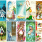 Vintage Printable Christmas Card Nativity Scene Images Collage Sheets PDF Instant Digital Download Cute Religious Gift Tags Cards