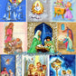 Vintage Printable Christmas Card Nativity Scene Images Collage Sheets PDF Instant Digital Download Cute Religious Gift Tags Cards