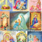 Vintage Printable Christmas Card Nativity Scene Images Collage Sheets PDF Instant Digital Download Cute Religious Gift Tags Cards