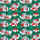 Vintage Christmas Cats Gift Wrap Cute Kitties Printable Collage Sheet Instant Digital Download Kitsch Wrapping Paper Kawaii Design 1940s