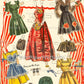 Vintage Paper Dolls Girlfriends 1944 Printable PDF Instant Digital Download 5 Pretty Girl Friends Forties Dolls Clip Art