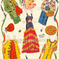 Vintage Paper Dolls Girlfriends 1944 Printable PDF Instant Digital Download 5 Pretty Girl Friends Forties Dolls Clip Art