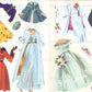 Vintage Paper Dolls The Heavenly Blue Wedding c. 1955 Printable PDF Instant Digital Download Wedding 6 Bridal Party Dolls & Clothes Clip Art