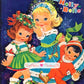 Vintage Paper Dolls Little Miss Christmas and Holly-Belle 1965 Printable PDF Instant Digital Download Kawaii Kitschy Cute Girls Clip Art