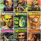 Vintage Retro Movie Monster Magazine Covers Collage Images Halloween PDF Instant Digital Download 24x9 Printable Sheets Spooky MCM Creatures