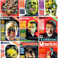 Vintage Retro Movie Monster Magazine Covers Collage Images Halloween PDF Instant Digital Download 24x9 Printable Sheets Spooky MCM Creatures
