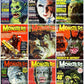 Vintage Retro Movie Monster Magazine Covers Collage Images Halloween PDF Instant Digital Download 24x9 Printable Sheets Spooky MCM Creatures