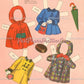 Vintage Paper Dolls Sandra and Sue 1948 PDF Instant Digital Download Kitsch Cute Kawaii Girls and Their Toys Printable Clip Art
