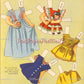 Vintage Paper Dolls Sandra and Sue 1948 PDF Instant Digital Download Kitsch Cute Kawaii Girls and Their Toys Printable Clip Art