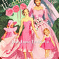 Vintage Paper Dolls The Pink Wedding 1952 Printable PDF Instant Digital Download Wedding 6 Bridal Party Dolls & Clothes