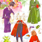 Vintage Paper Dolls The Pink Wedding 1952 Printable PDF Instant Digital Download Wedding 6 Bridal Party Dolls & Clothes