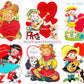 Vintage Cowgirl Valentines Day Card Images Collage Sheets Printable PDF Instant Digital ALL Cute Western Girls Themed Clipart