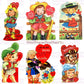 Vintage Cowgirl Valentines Day Card Images Collage Sheets Printable PDF Instant Digital ALL Cute Western Girls Themed Clipart