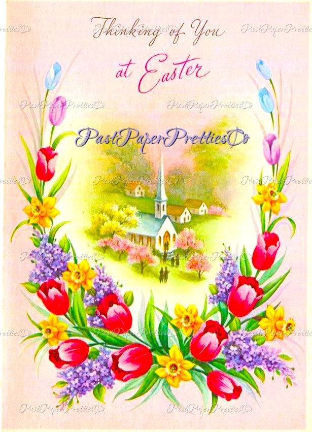 Vintage Printable Religious Easter Card Images PDF Instant Digital Download 18 Religious Jesus Christian Happy Easter Clip Art