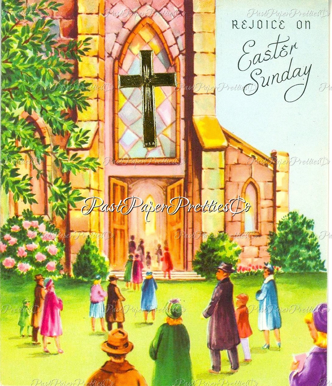 Vintage Printable Religious Easter Card Images PDF Instant Digital Download 18 Religious Jesus Christian Happy Easter Clip Art