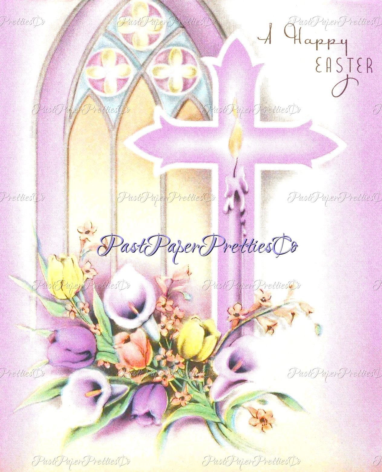 Vintage Printable Religious Easter Card Images PDF Instant Digital Download 18 Religious Jesus Christian Happy Easter Clip Art
